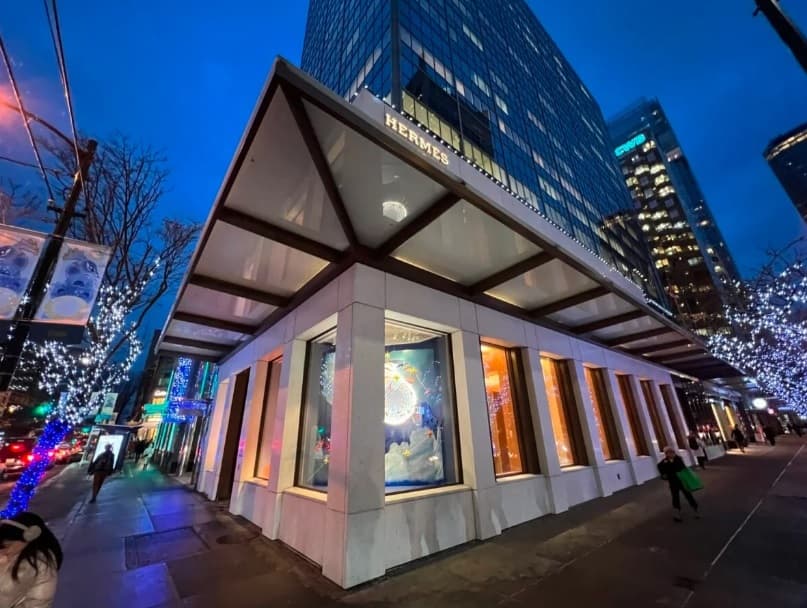 Modern Glass Canopy