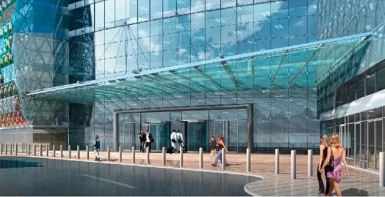 Glass Canopy & Louvers