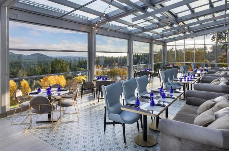 Luxury Resort Motorized Glass Roof