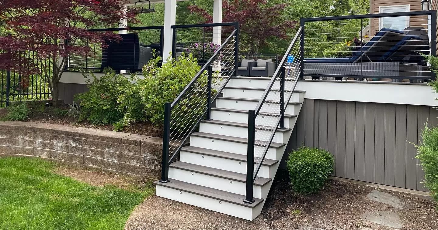 Modern Cable Guard Railing