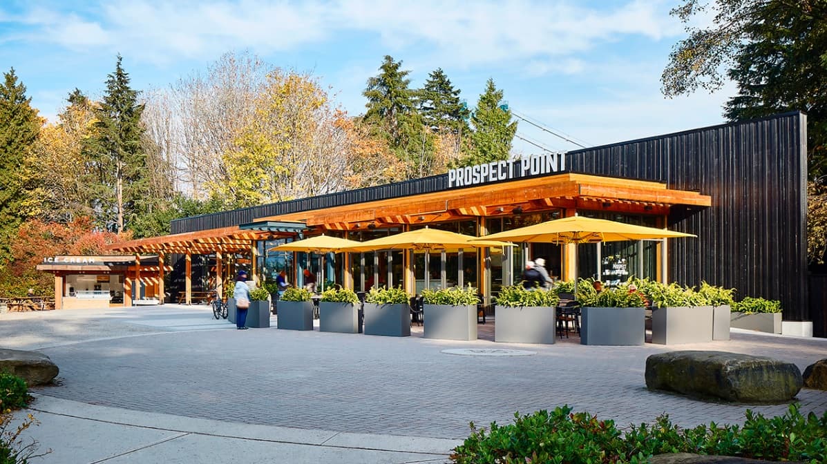 Patio enclosure installed at the Stanley Park Pavilion in Vancouver
