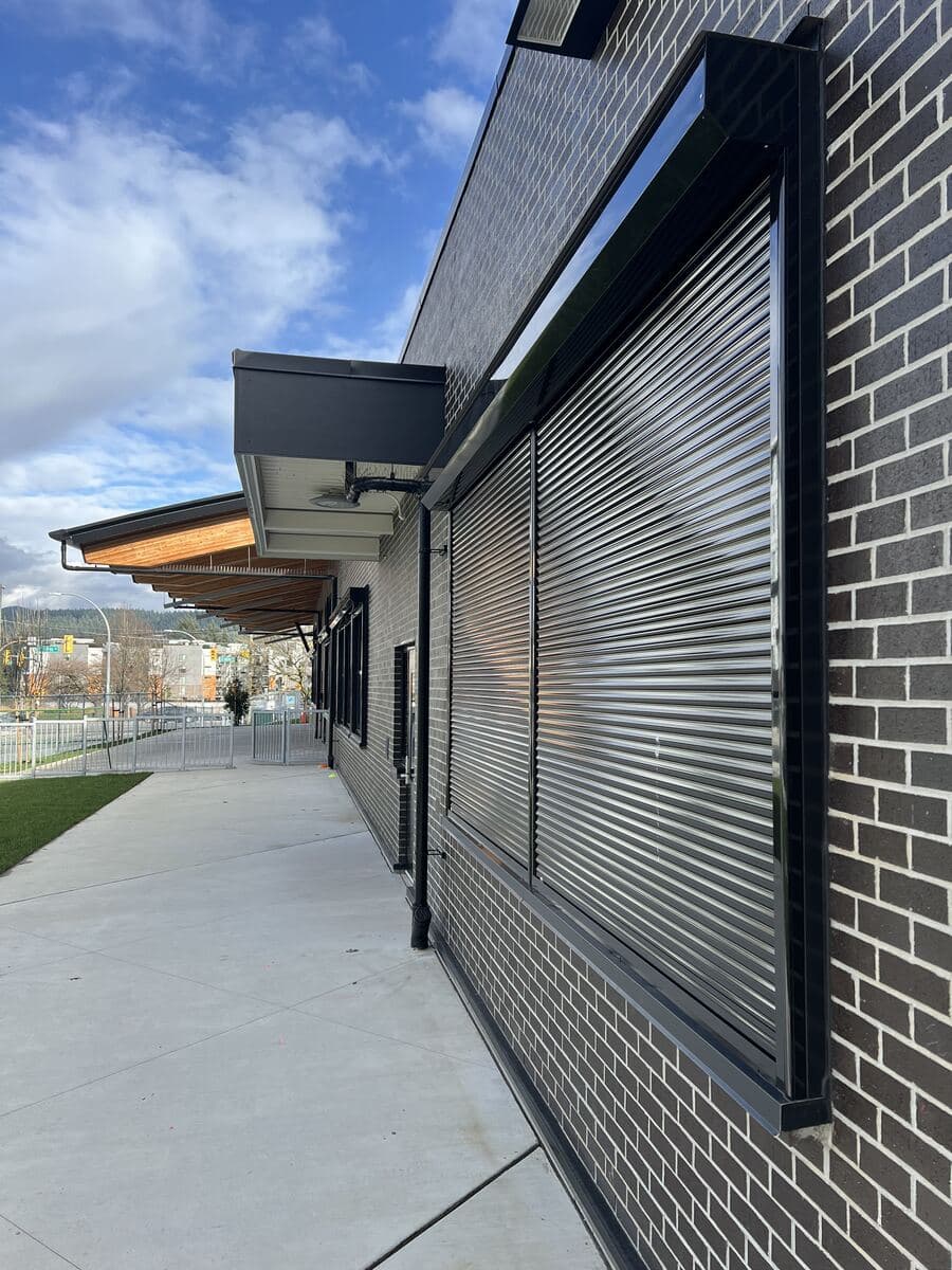 School Roll Shutter - Closed